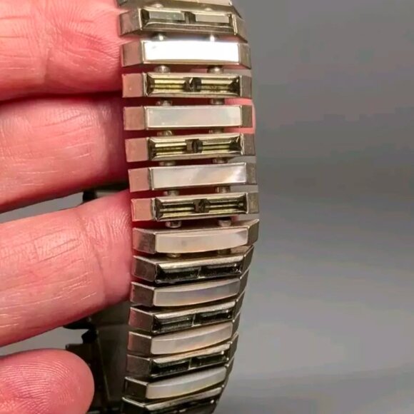 Vintage Demi Parure Art Deco Bracelet Set by DoSo - Picture 3 of 9